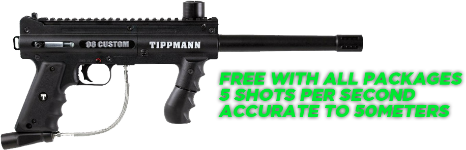 Tippman M98 - Tippmann 98 Custom (1014x400), Png Download