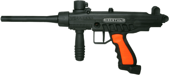 Standard Issue Rifle - Tippmann Ft-12 Flip Top Paintball Marker Black (609x278), Png Download
