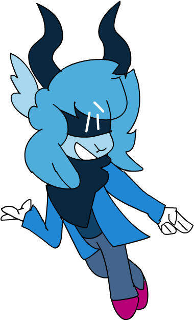 S1 Baphomet - Cartoon (419x653), Png Download