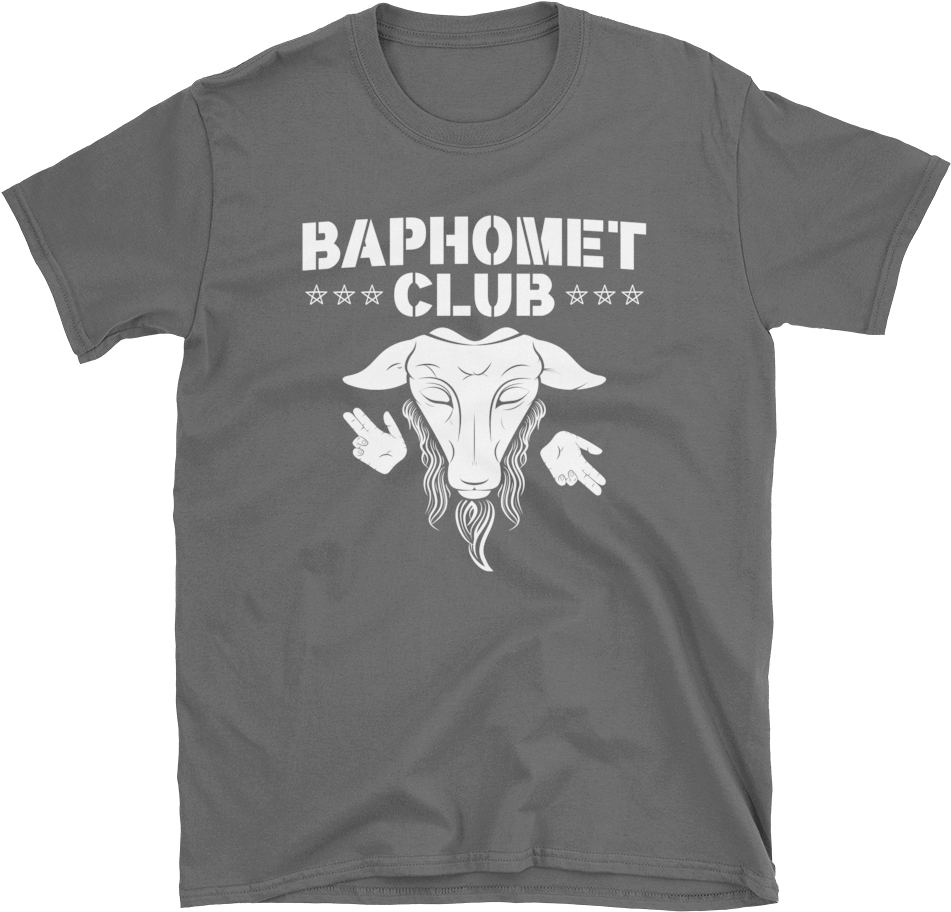 Baphomet Club Unisex T-shirt (1000x1000), Png Download
