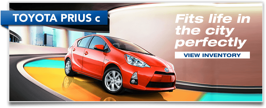 The New Toyota Prius C In Melbourne, Florida - 2013 Toyota Prius C (910x350), Png Download