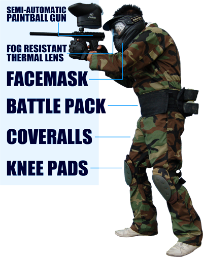 Paintball Guns - Paintball Equipment (400x507), Png Download
