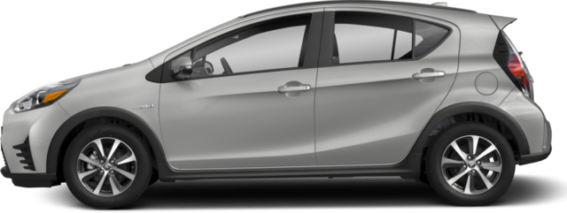 Two 2018 Toyota Prius C Hatchback Two - Prius C 2019 (640x241), Png Download