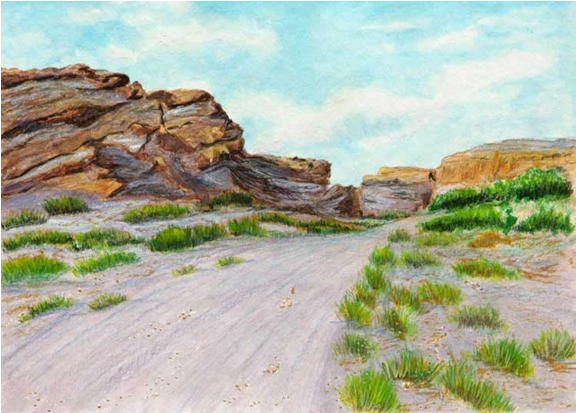 San Lorenzo Canyon - Badlands (575x575), Png Download