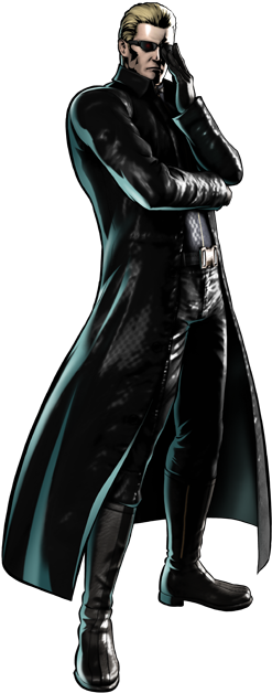 No Caption Provided - Ultimate Marvel Vs Capcom 3 Wesker (400x630), Png Download