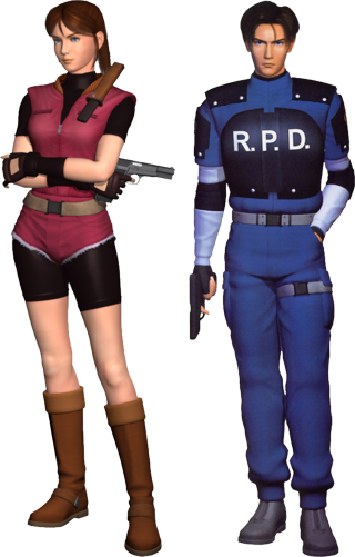 Resident Evil 2 Png - Claire Redfield Resident Evil 2 (320x501), Png Download