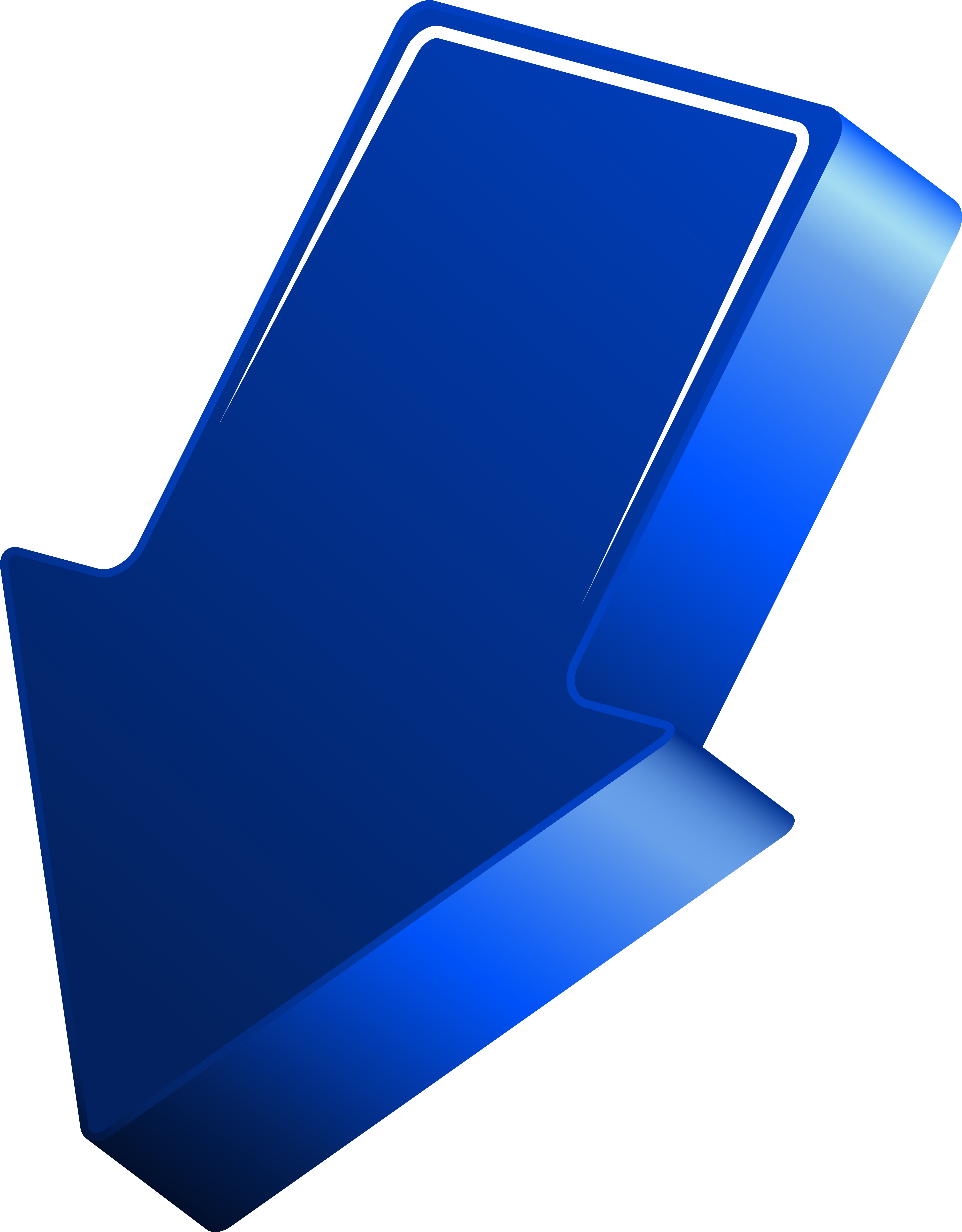 Transparent Blue Arrow (4962x6246), Png Download