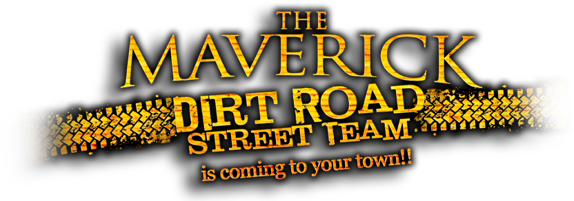 The Maverick Dirt Road Street Team - Road (832x292), Png Download