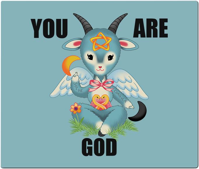 Baby's First Baphomet Art Print - Mini By Artetak (800x869), Png Download