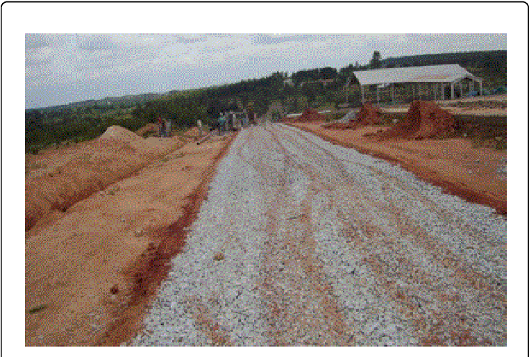 Wbm Road Construction In Landfill Site - Construction Of Wbm Road (769x517), Png Download