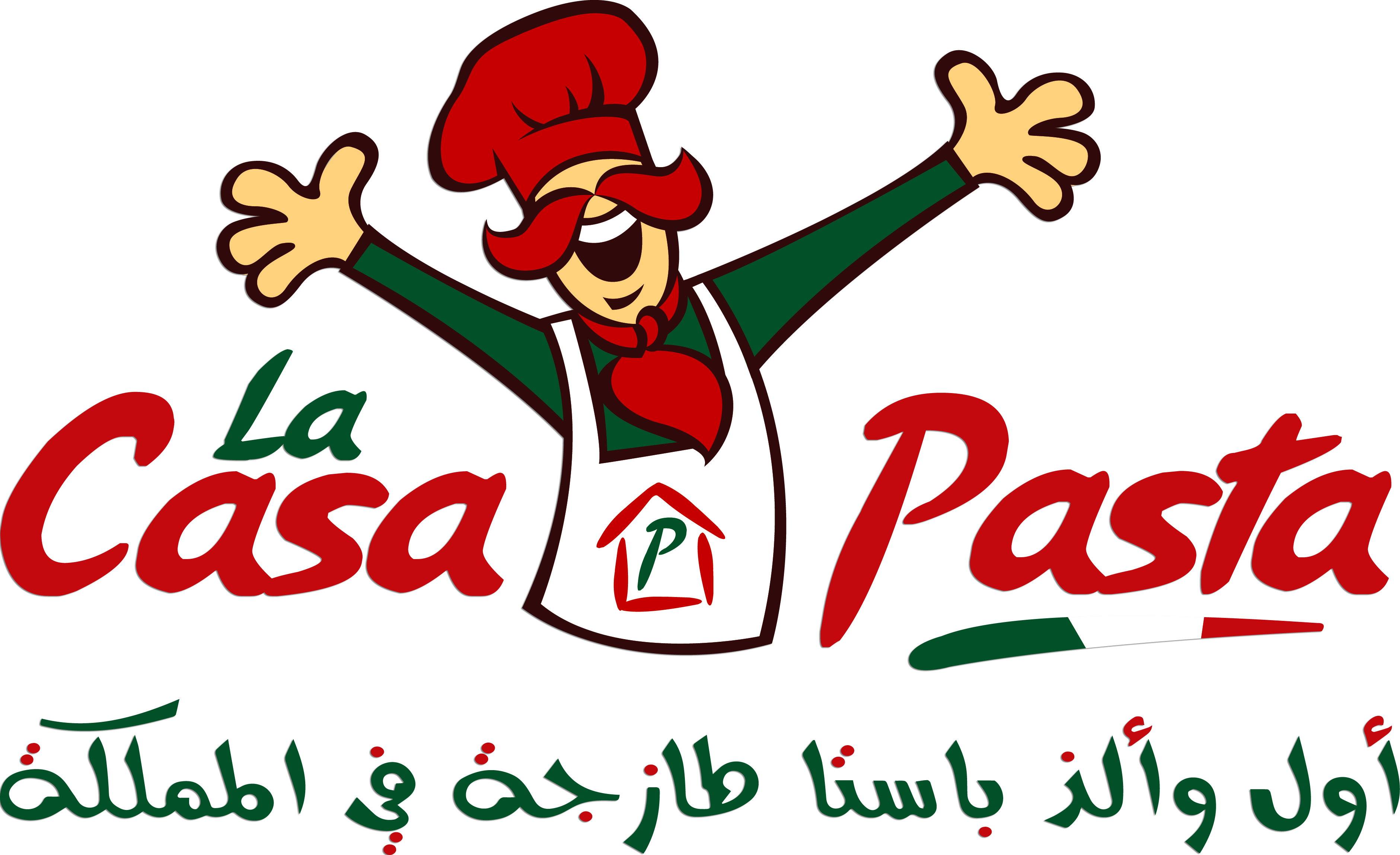 Pasta Vector Library Huge Freebie Free - La Casa Pasta Dammam (3761x2297), Png Download