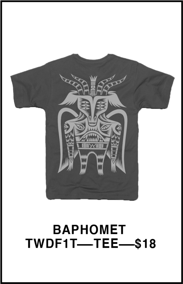 Baphomet T-shirt - T-shirt (683x1024), Png Download