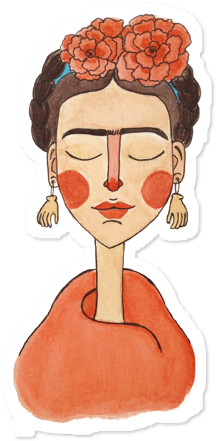 Compre Adesivosfrida Flôr - Papel De Parede Celular Frida (450x450), Png Download
