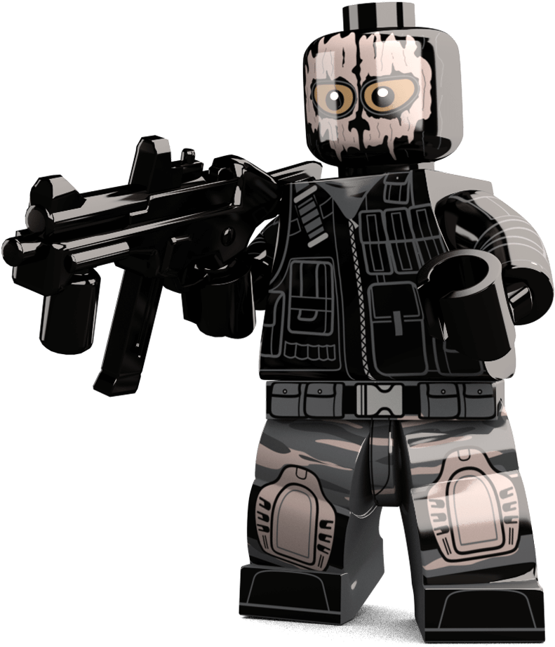 Ghost Soldier - Lego Call Of Duty Png (1024x1024), Png Download