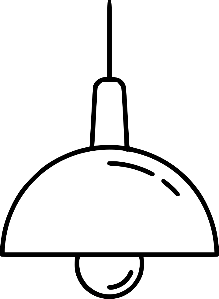 Hanging Lamp - - Pendant Lamp Clip Art (720x980), Png Download