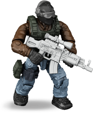 Call Of Duty - Call Of Duty Mega Bloks Soldiers (363x402), Png Download