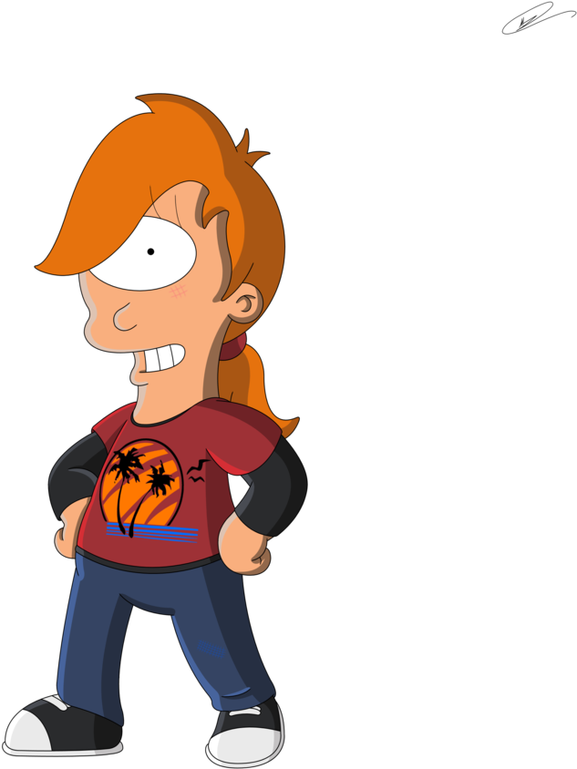 Futurama Drawing Character - Professer Futurama Clipart (894x894), Png Download