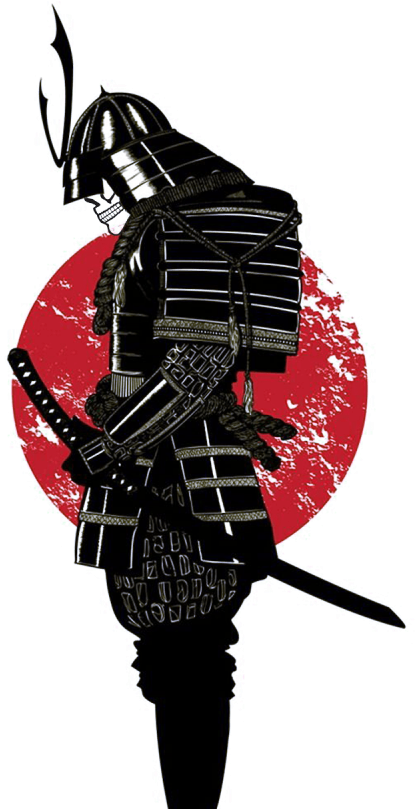 Free Png Samurai Png Images Transparent - Japan Rising Sun Samurai (480x832), Png Download