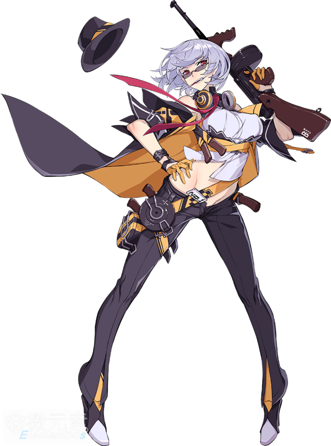 汤姆森m1928-nbg - Girl Frontline Tar 21 (658x885), Png Download