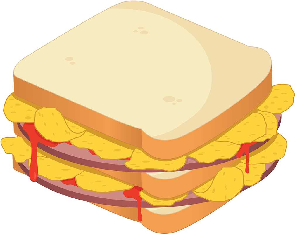 Bologna Sandwich (1200x885), Png Download