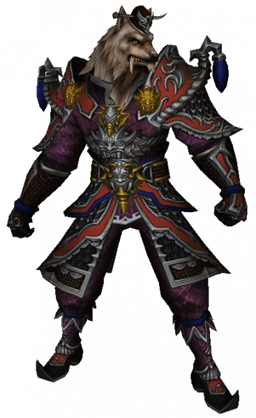 Lycan Samurai Armour Red - Samurai Armour Metin2 (367x599), Png Download