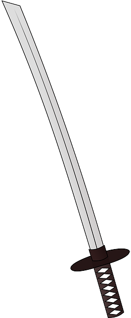 Tools, Tool, Weapons, Sword, Samurai - Katana Clip Art (320x640), Png Download
