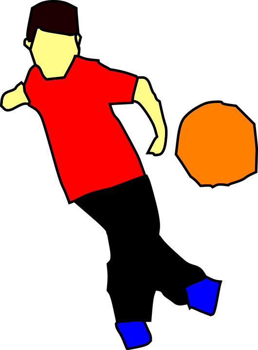 Kickball Tournament - Clipart Children Playing Kickball (530x720), Png Download