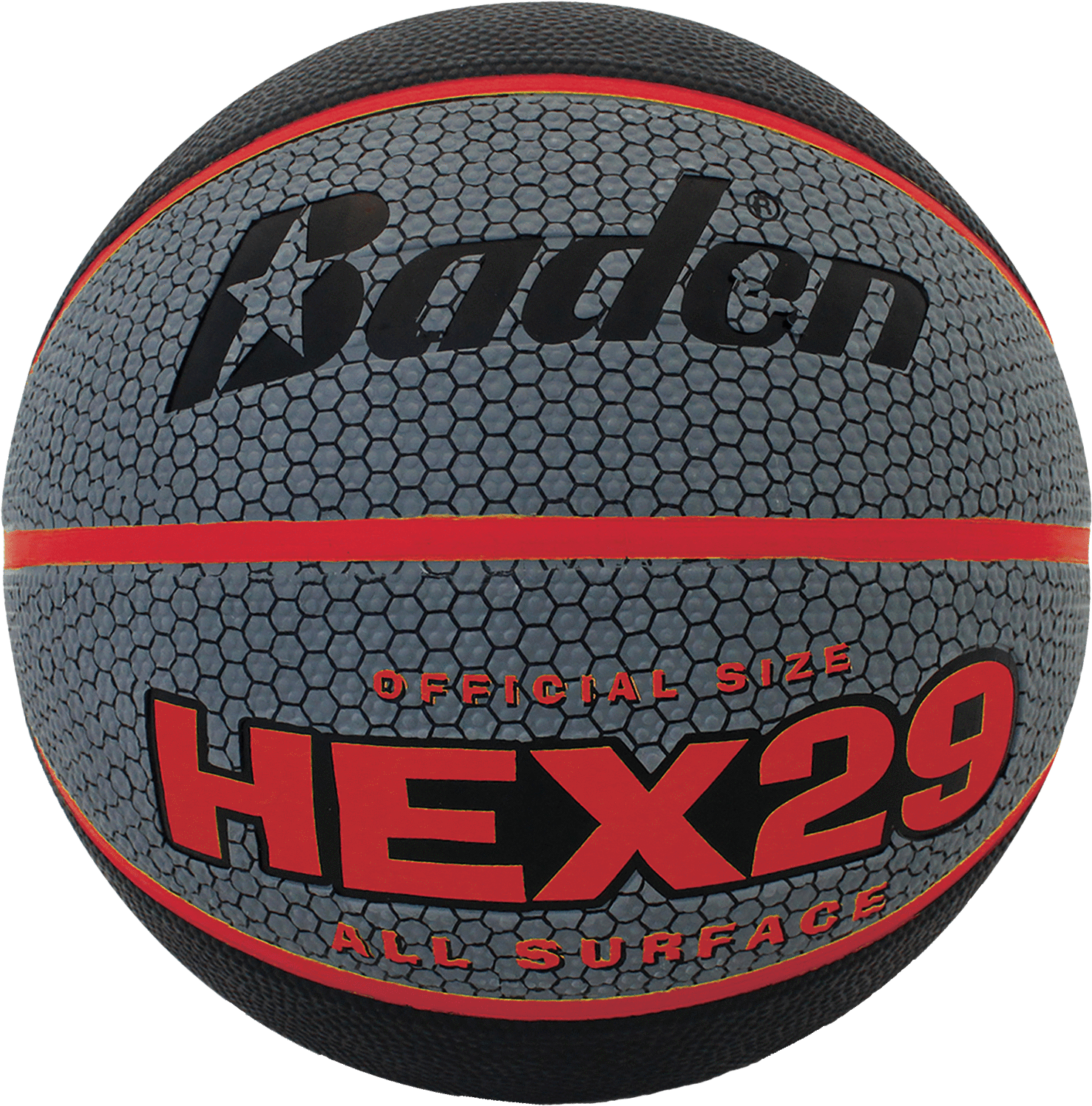 Hex Rubber Basketball - Baden Skilcoach Heavy Trainer Rubber Basketball (1500x1500), Png Download
