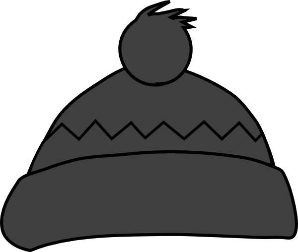 How To Set Use Grey Winter Hat Clipart (600x508), Png Download