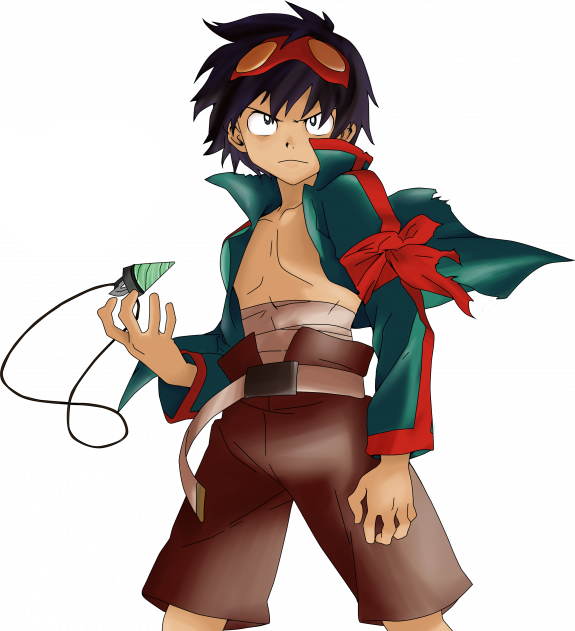 More Gurren Lagann - Tengen Toppa Gurren Lagann Simon (575x631), Png Download