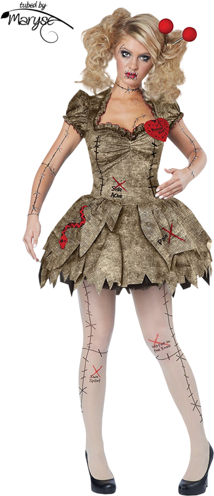 Publié Par Maryse À - Doll Halloween Costume (535x1028), Png Download