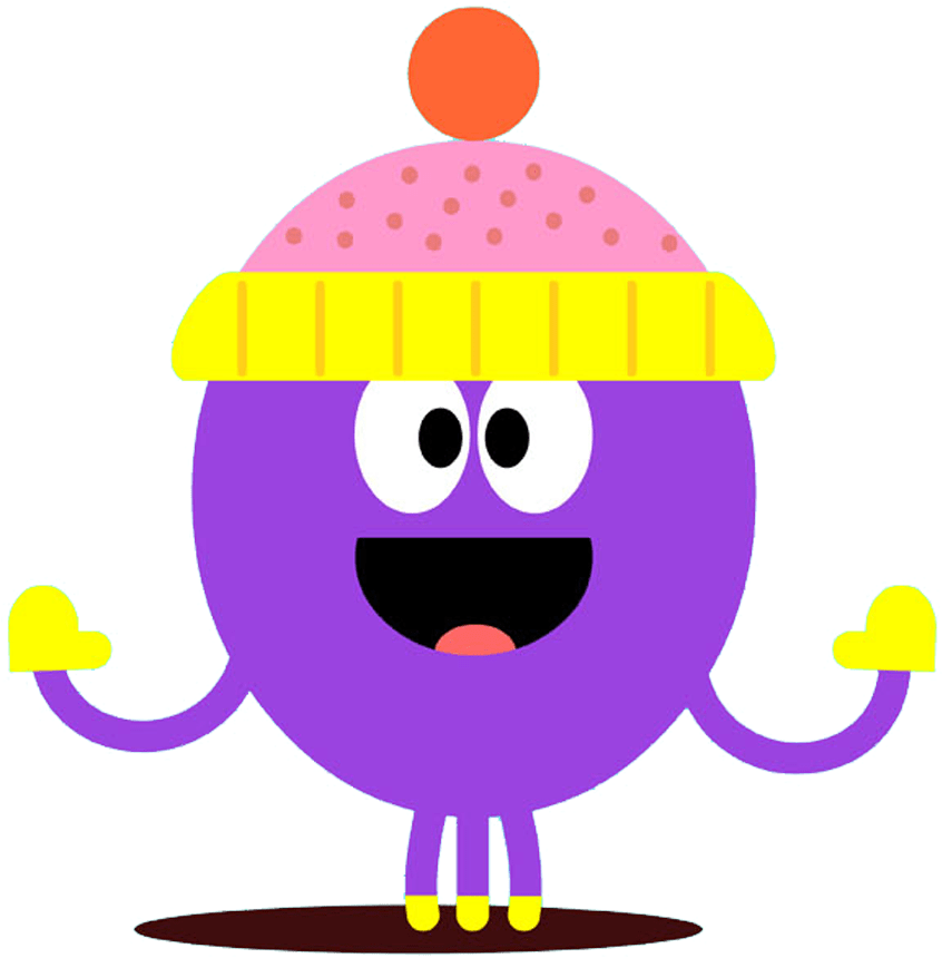 Betty Wearing Winter Hat - Hey Duggee Characters Betty (1080x1080), Png Download