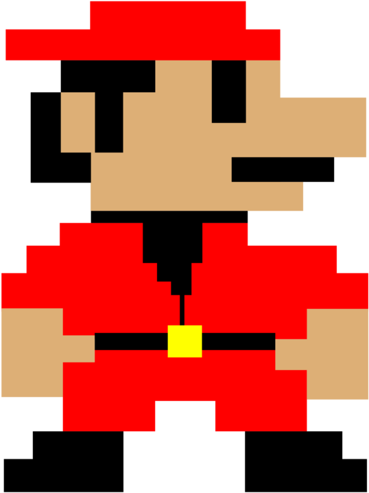 Super Mario Bros - Super Mario Bros Luigi Pixel (750x750), Png Download