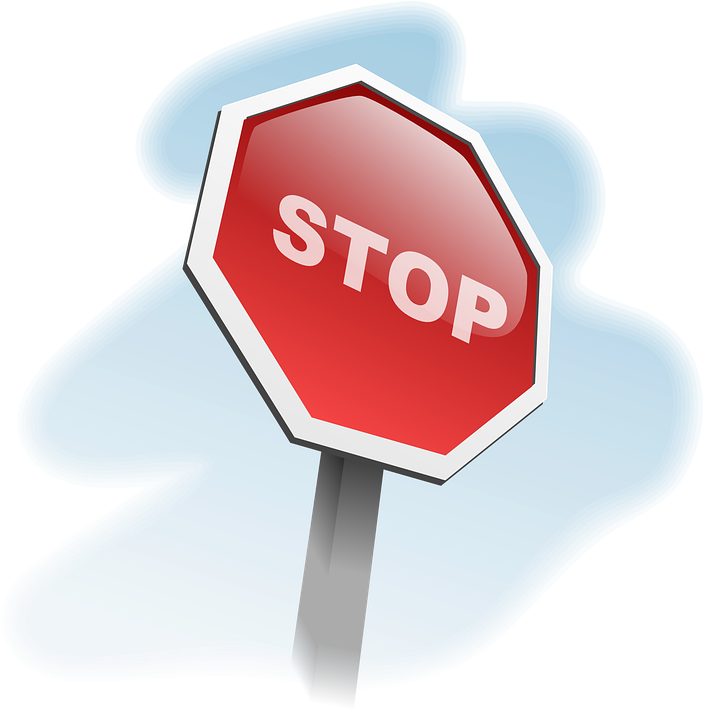 Street Light Clipart Highway Sign - Cartoon Picture Of Stop Sign (624x640), Png Download