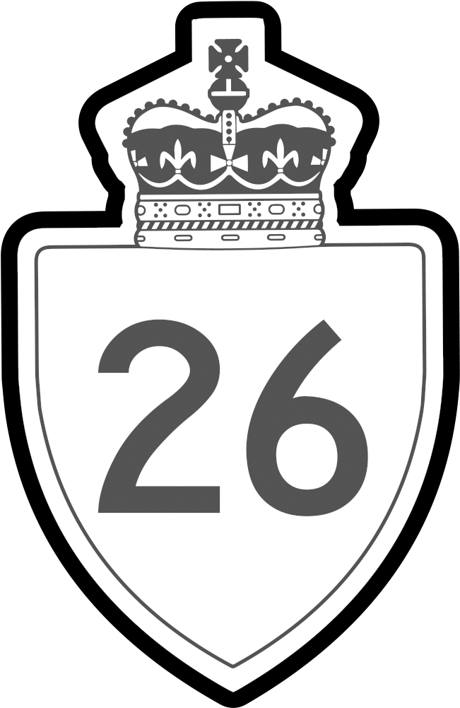 Ontario Highway 26 Resort Area Road Trip From Barrie - Hwy 11 Sign Ontario (658x1008), Png Download