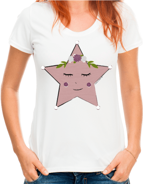 Cute Star Mug Women's T-shirt - Team Bride T-shirt, Hen Party T-shirt, Engagement Gifts, (600x600), Png Download