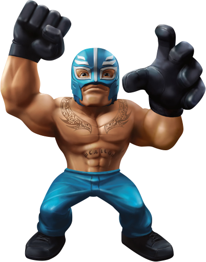 Rey Mysterio Sc Cut By Danger Liam - Rey Misterio Slam City (402x511), Png Download