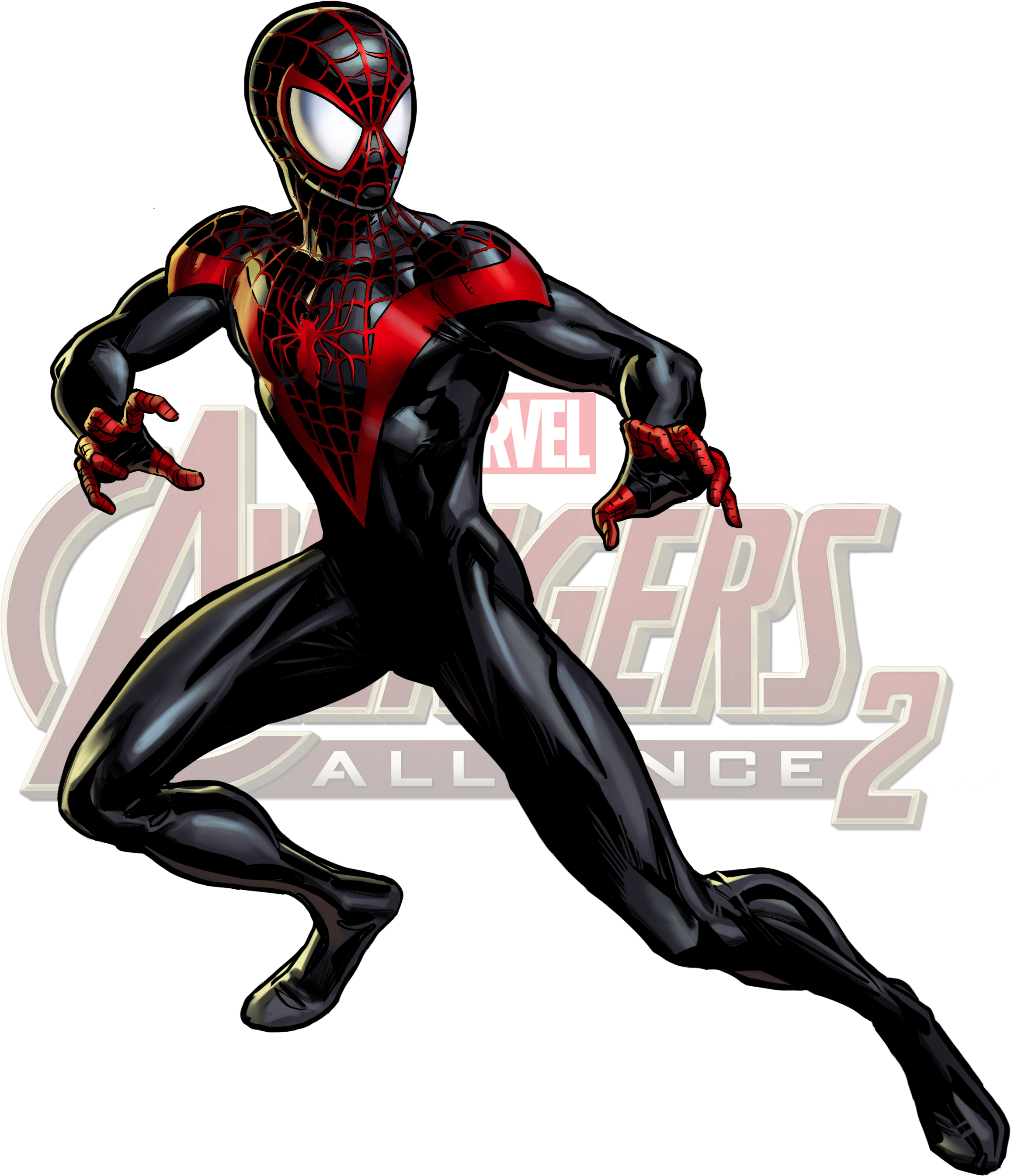 Icon Miles Morales - Marvel Avengers Alliance Miles Morales (2550x3402), Png Download