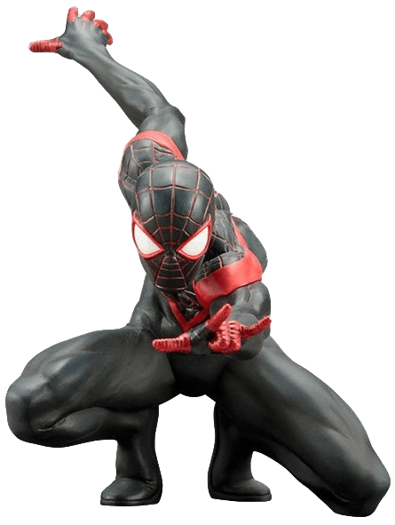 Spiderman Miles Morales Figure (709x709), Png Download