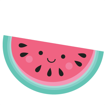 Happy Watermelon Svg Scrapbook Cut File Cute Clipart - Cricut (432x432), Png Download