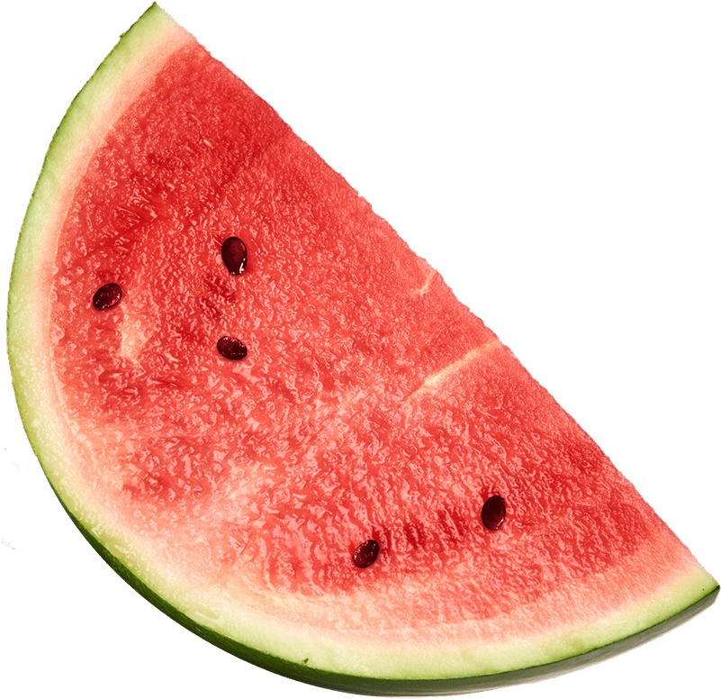 Watermelon Clipart Juicy Watermelon - Slice Of Watermelon Png (800x869), Png Download