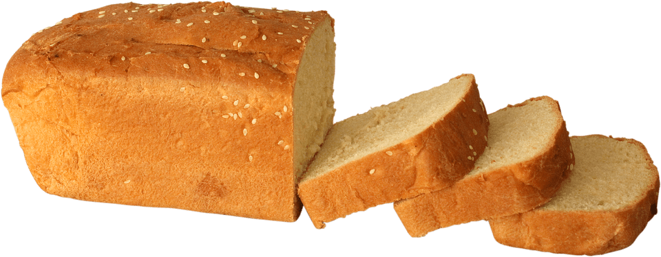 Bread Slices Food Gastronomy Breakfast Flo - Pan Png (870x340), Png Download