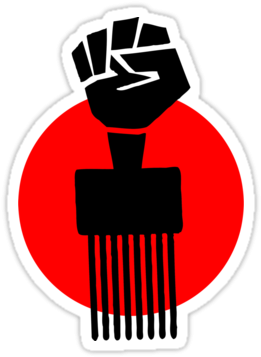 Afro Pick (375x360), Png Download