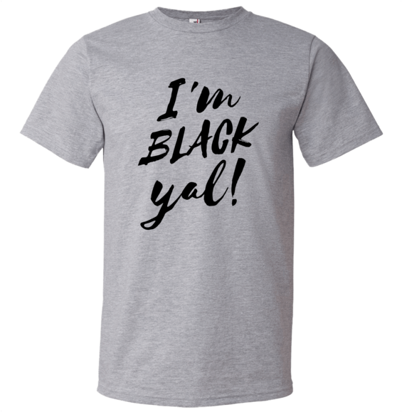 I'm Black Yal /black Power Fist Unisex Short Sleeve - Cnn Fake News T Shirt (600x600), Png Download