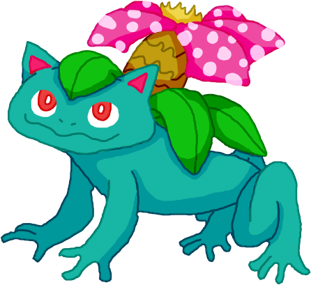 Arielmew So Venusaur Frog Eh The New Let& - Cartoon (600x520), Png Download