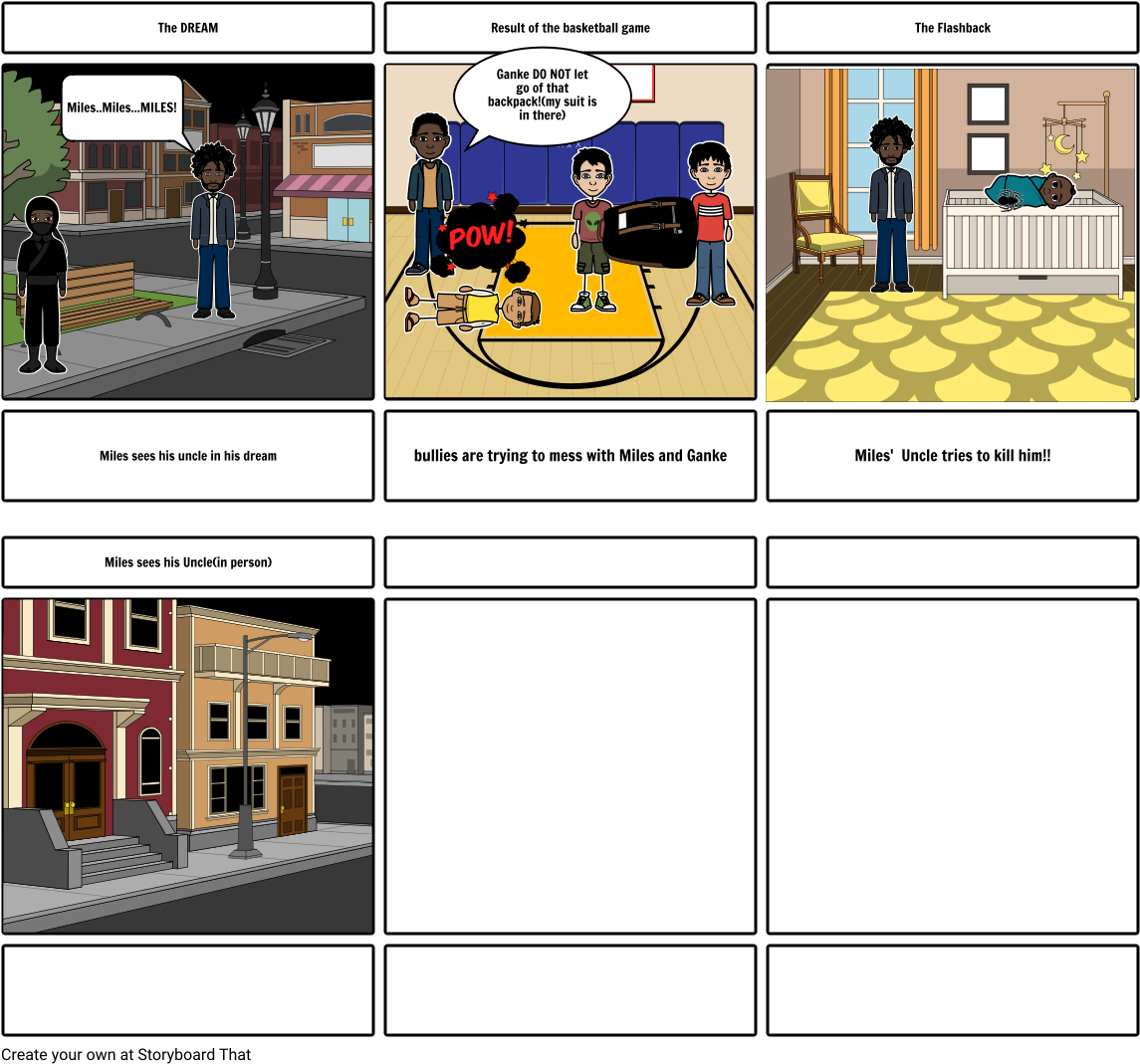 Miles Morales - Spiderman - Storyboard (1164x1086), Png Download