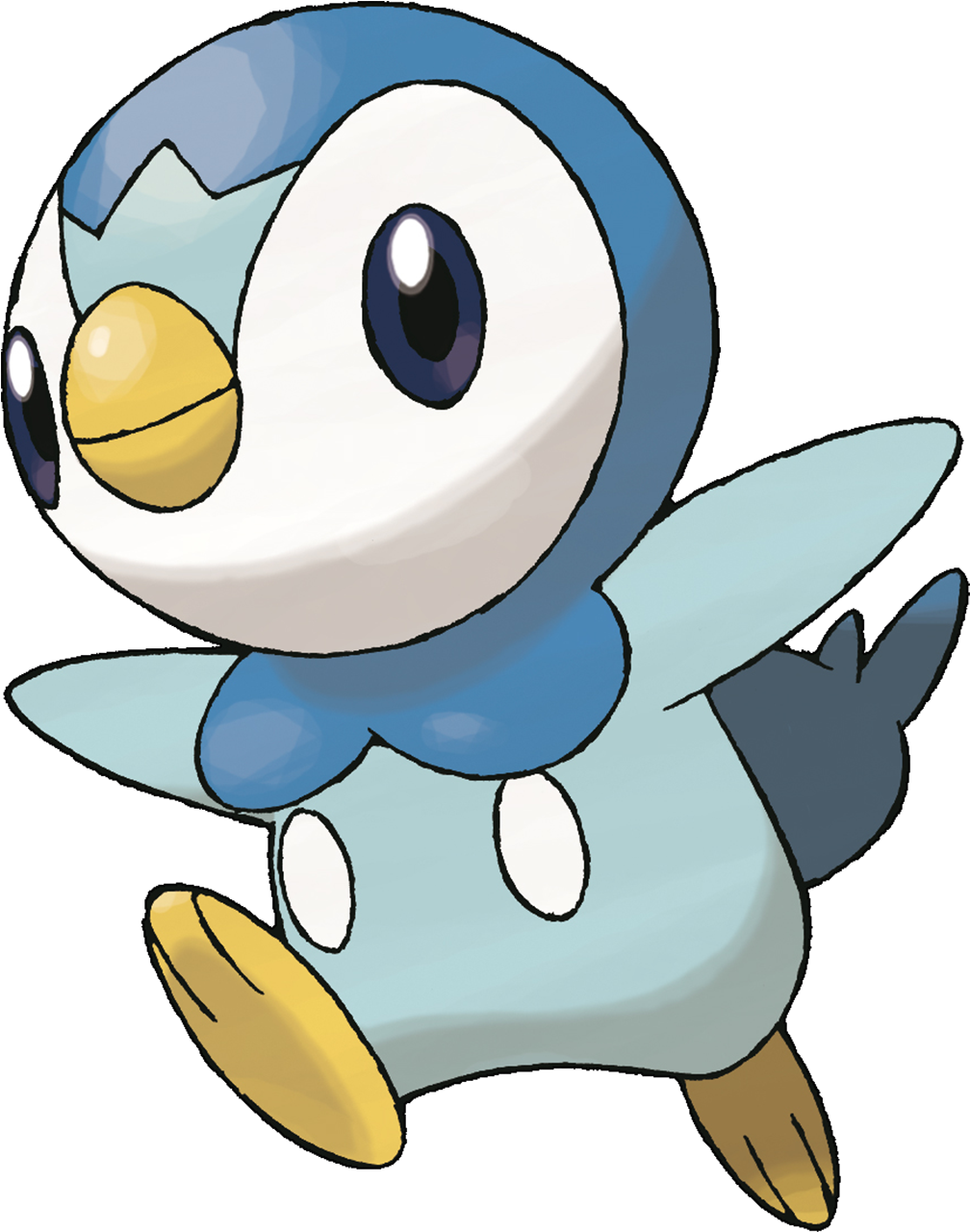 In The Games, However, Even When Fully Evolved Into - Pokemon Piplup (1280x1280), Png Download