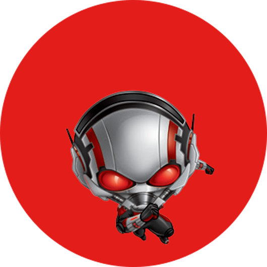 Ant-man - Style E - Marvel / Avengers Can Badge Collection: 1box (15pcs) (530x530), Png Download