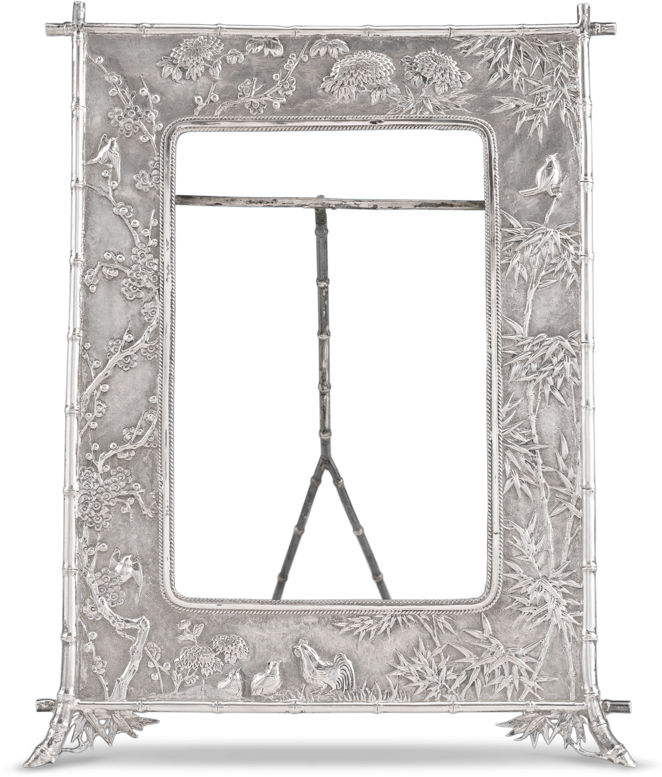 Chinese Silver Picture Frame (1750x1750), Png Download