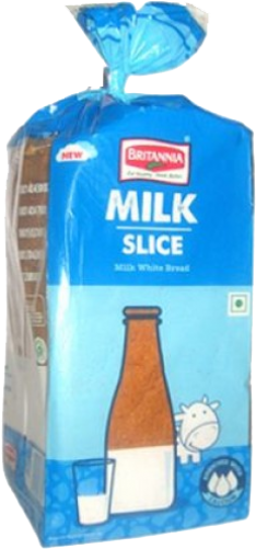 Britannia Daily Fresh Milk Slice Bread 400 Gm Pouch (500x500), Png Download
